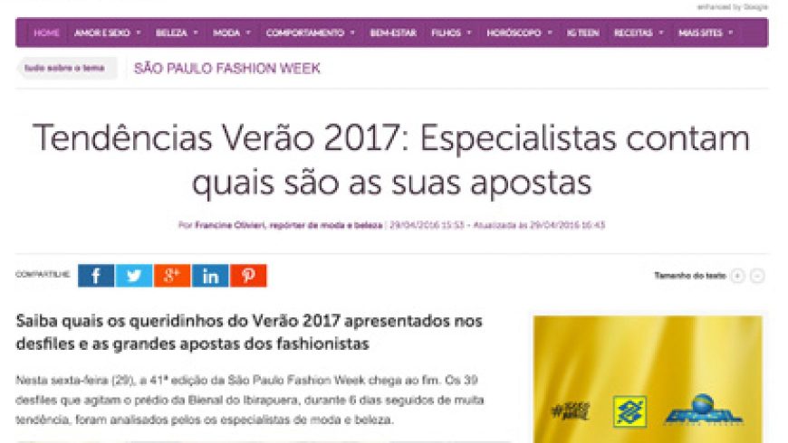 Tendências Verão 2017: Especialistas contam quais são as suas apostas